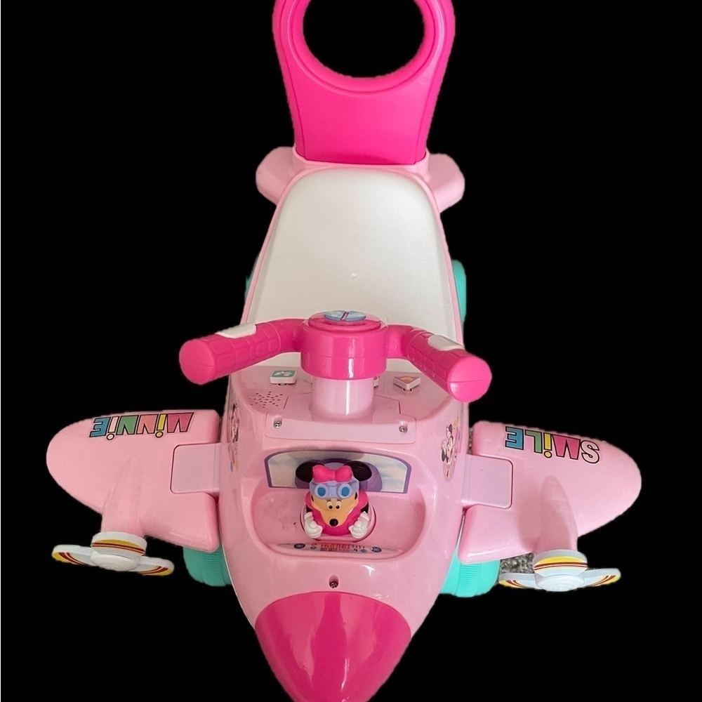 Disney Toy Airplane Pink Green Lights Sounds - Picture 2 of 5